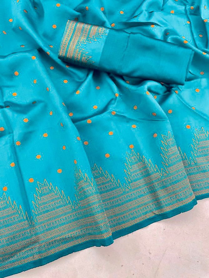 Mcazo 579 Soft Silk Party Wear Sarees Catalog